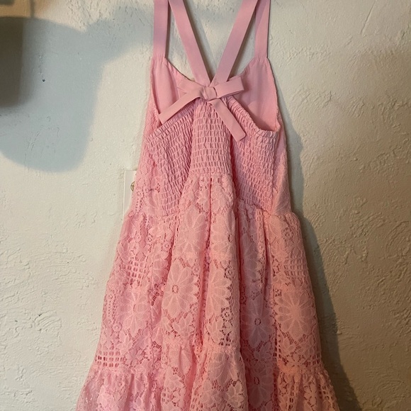 PEEK NEW LACE PINK DRESS - Picture 4 of 6
